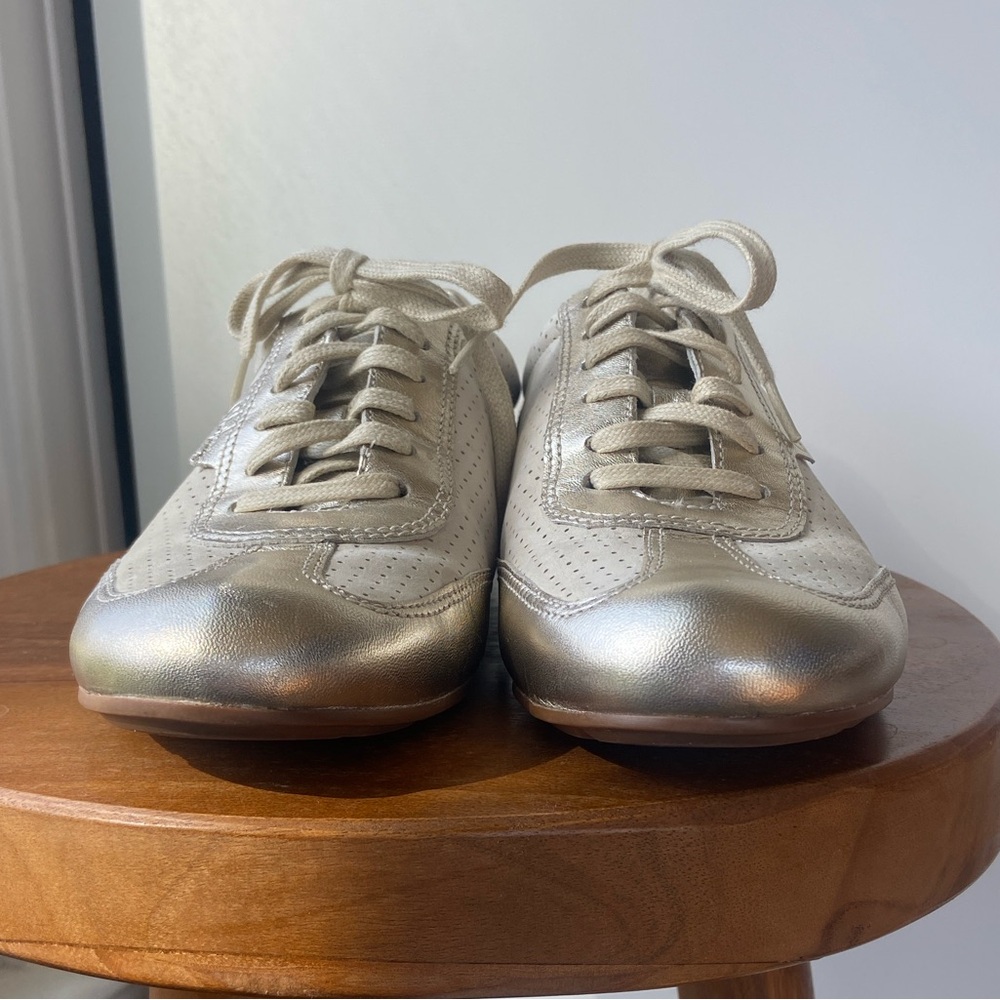 Cole Haan/Nike Air Metallic Gold Sneaker - Picture 6 of 8